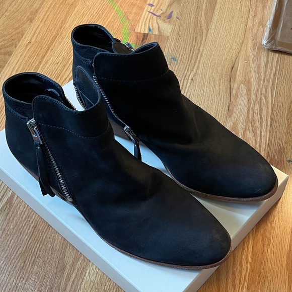 Sam Edelman Black Heeled Boots - Picture 1 of 5